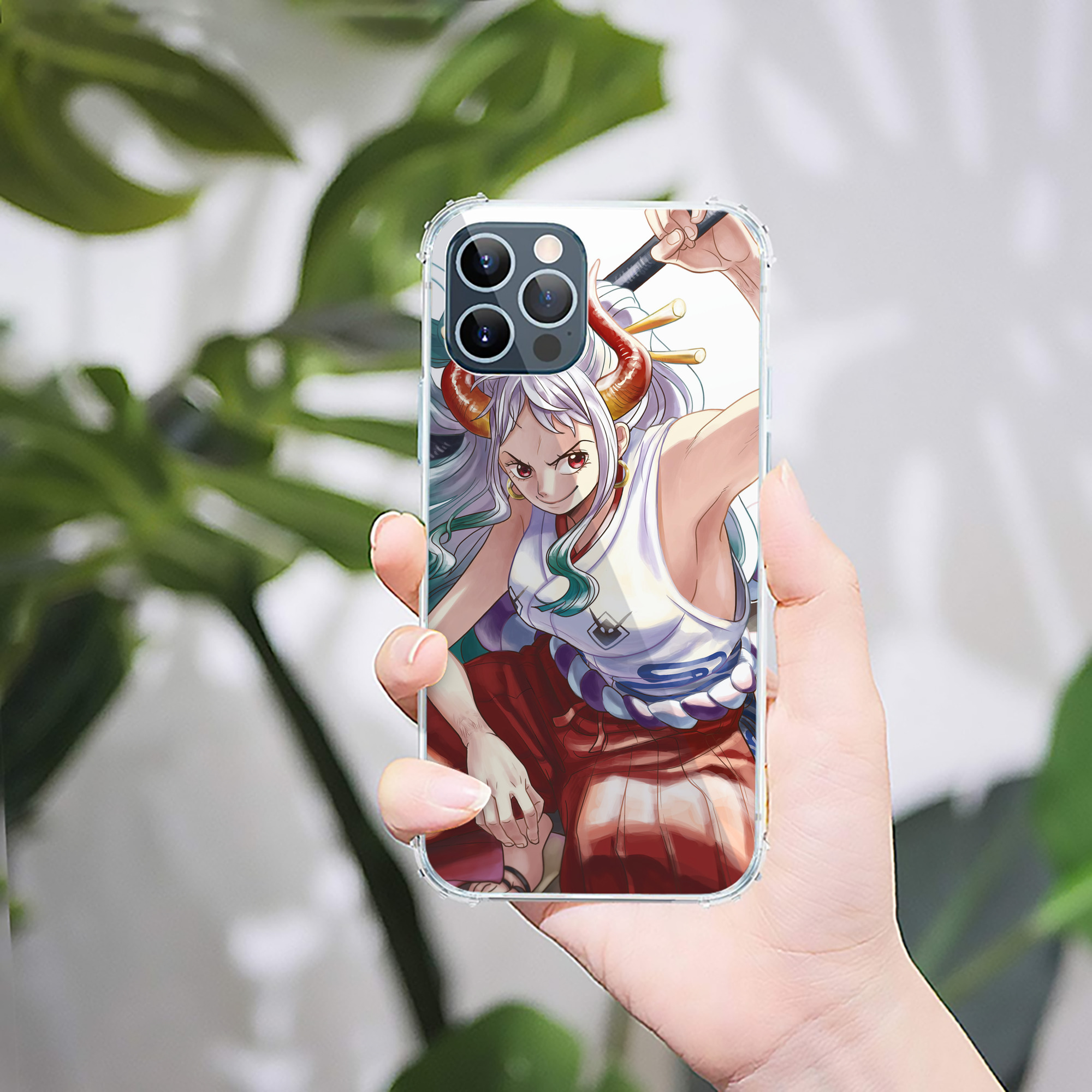 （画像用） ワンピース ONE PIECE 【iPhone 12シリーズ対応】透明スマホケース（クリアソフトケース）